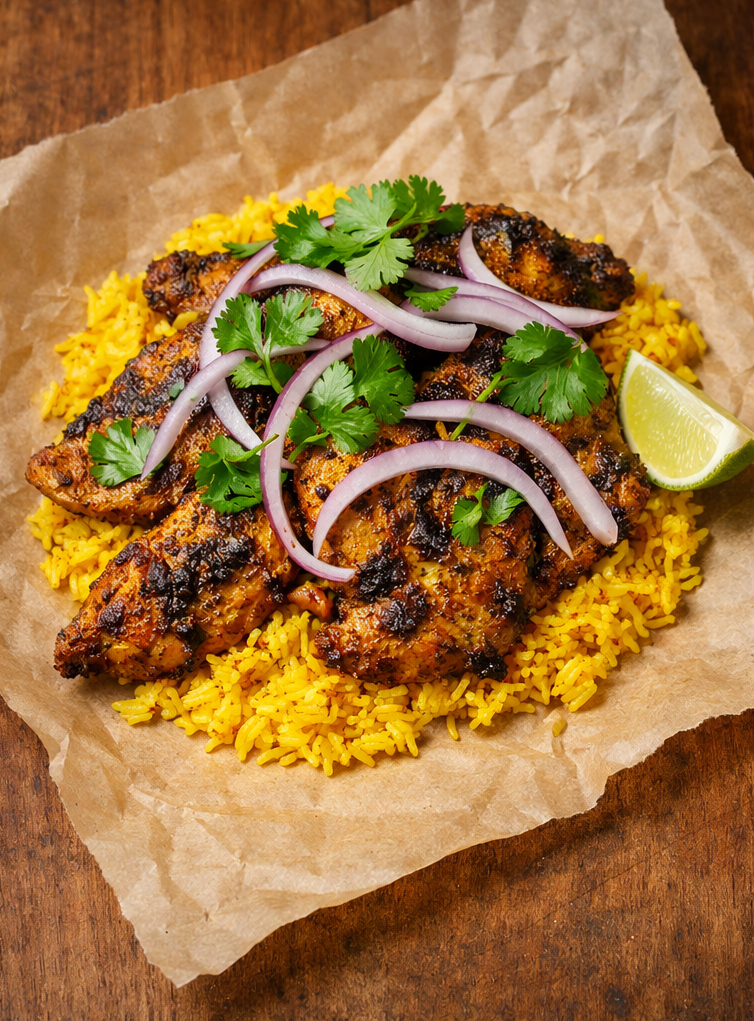 Moroccan Chicken & Rice